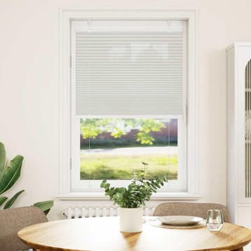 vidaXL Plisségordijn 70x100 cm stofbreedte 69,4 cm polyester, Verzenden, Nieuw, Grijs