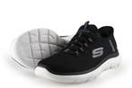 Skechers Instappers in maat 39 Zwart, Skechers, Verzenden, Zo goed als nieuw, Instappers