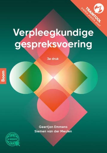 Verpleegkundige gespreksvoering, 3e druk, incl. TrainTool, Verzenden, Zo goed als nieuw, Geertjan Emmens