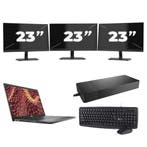 Dell Latitude 7430 -   i5-12e 16GB  - 256GB  + 3x 23 inch, Computers en Software, Windows Laptops, Qwerty, Verzenden, Refurbished