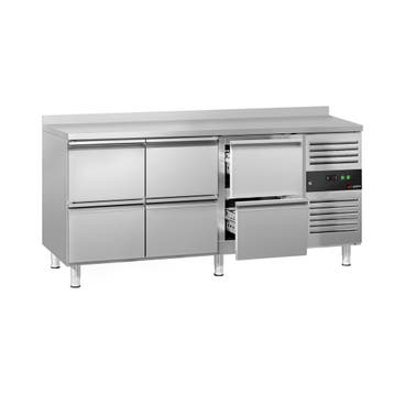 GGM Gastro | Koelwerkbank ECO - 1795x700mm - met 6 lades - |, Verzenden, Nieuw in verpakking, RVS Meubilair