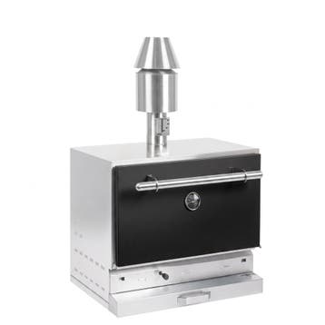GGM Gastro | Houtskooloven - 710mm - zwart | CHOE761S |, Verzenden, Nieuw in verpakking, Ovens, Magnetrons en Steamers
