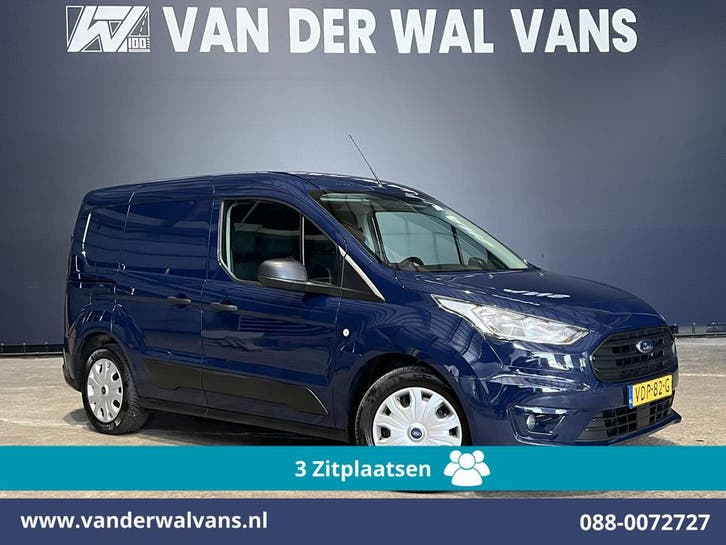 Ford Transit Connect L1 H1 | Lease vanaf 239,- p/mnd, Auto's, Ford, Dealer onderhouden, Te koop, Handgeschakeld, Diesel, Blauw