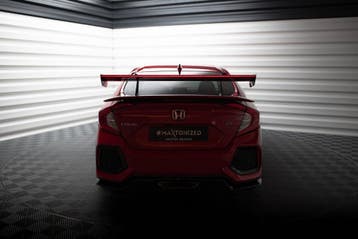 Maxton Carbon Spoiler met LED Honda Civic SI Mk10, Verzenden