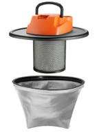 Alleszuiger met sterke zuigkracht Zwart/Oranje 1200W, Verzenden, Nieuw