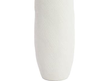 Light & Living MESA keramieken vaas in crème – 19,5x19x92 cm, Verzenden, Nieuw