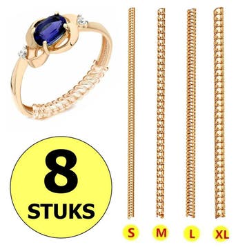 Fako Bijoux - Ringverkleiner Set - Ring Verkleiner - 8 Stuks, Verzenden, Nieuw