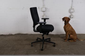 Schaffenburg bureaustoel ergonomisch 4D armleggers zwart, Verzenden, Gebruikt