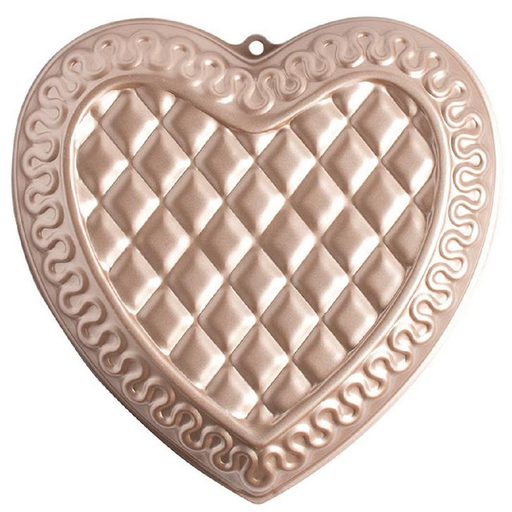 Nordic Ware Quilted Heart Bakvorm, Hobby en Vrije tijd, Taarten en Cupcakes maken, Nieuw, Verzenden