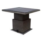 Ibiza stoel bank dining loungeset 4 delig grijs met, Tuin en Terras, Tuinsets en Loungesets, Ophalen of Verzenden, Nieuw, Wicker