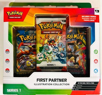 Pokémon - 1 Box - First Partner Illustration Collection -, Nieuw