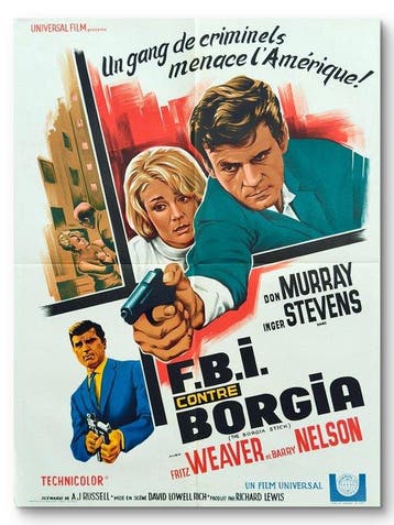 David Lowell Rich - F.B.I. contre Borgia - Original French, Nieuw