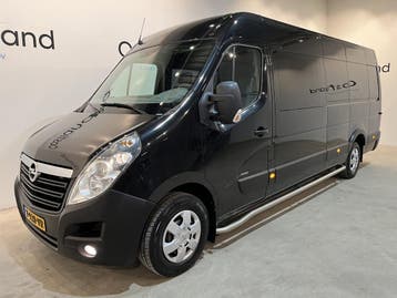 Opel Movano 2.3 CDTI BiTurbo L4H2 165 PK RWD DC Dubbel Cabin, Stof, Gebruikt, Euro 6, Zwart