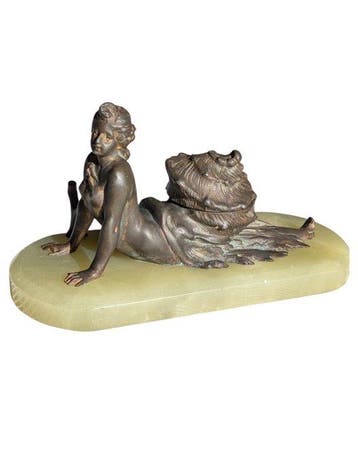 Inktpot - Zinklegering, Onyx