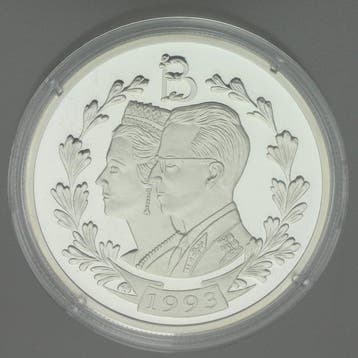 België. Ecu Baudouin Argent PROOF 1993 (Zonder minimumprijs)