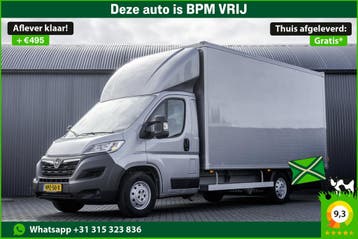 Opel Movano **Bakwagen met laadklep | Euro 6 | 165 PK |, Stof, Gebruikt, Euro 6, Grijs