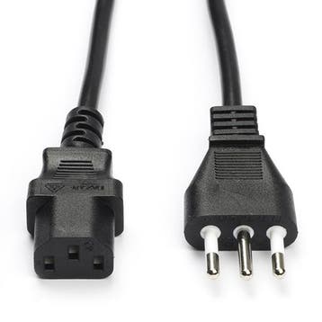 C13 kabel | Nedis | 2 meter (Italië), Verzenden, Nieuw
