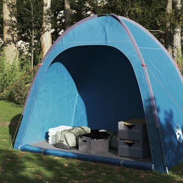 vidaXL Opbergtent waterdicht blauw, Caravans en Kamperen, Verzenden, Nieuw, Tot en met 2