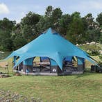 vidaXL Gezinstent Blauw 10-persoons 185T Polyester met PU, Verzenden, Nieuw, Tot en met 2
