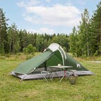 vidaXL Backpacking Tent Groen 4-persoons 185T Polyester met, Verzenden, Nieuw, Tot en met 2