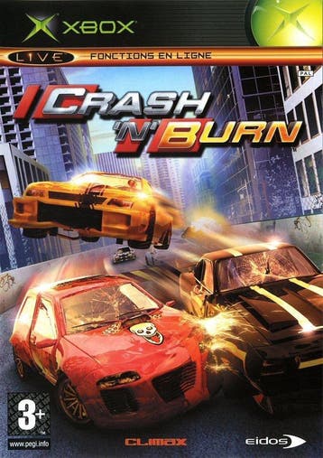 Xbox Classic Crash n Burn, Verzenden, Zo goed als nieuw