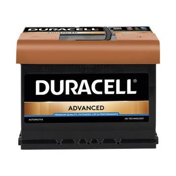 Duracell 12 volt 60 ah Auto accu BDA 60T, Auto-onderdelen, Accu's en Toebehoren, Ophalen of Verzenden, Nieuw
