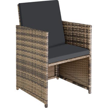 Wicker zitgroep Palma 8+4+1 met beschermhoes, Verzenden, Nieuw