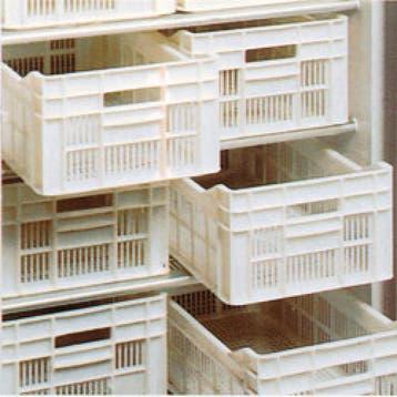 Kit bestaande uit 12 bakken van polyethyleen 500x300xh175 mm, Verzenden, Nieuw in verpakking, Koelen en Vriezen