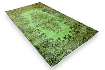 Groene vintage - Vloerkleed - 290 cm - 160 cm - met