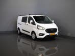 Ford Transit Custom 2.0 TDCI L2 Trend DC Dubbel Cabine Stoel, Stof, Gebruikt, Euro 6, Wit