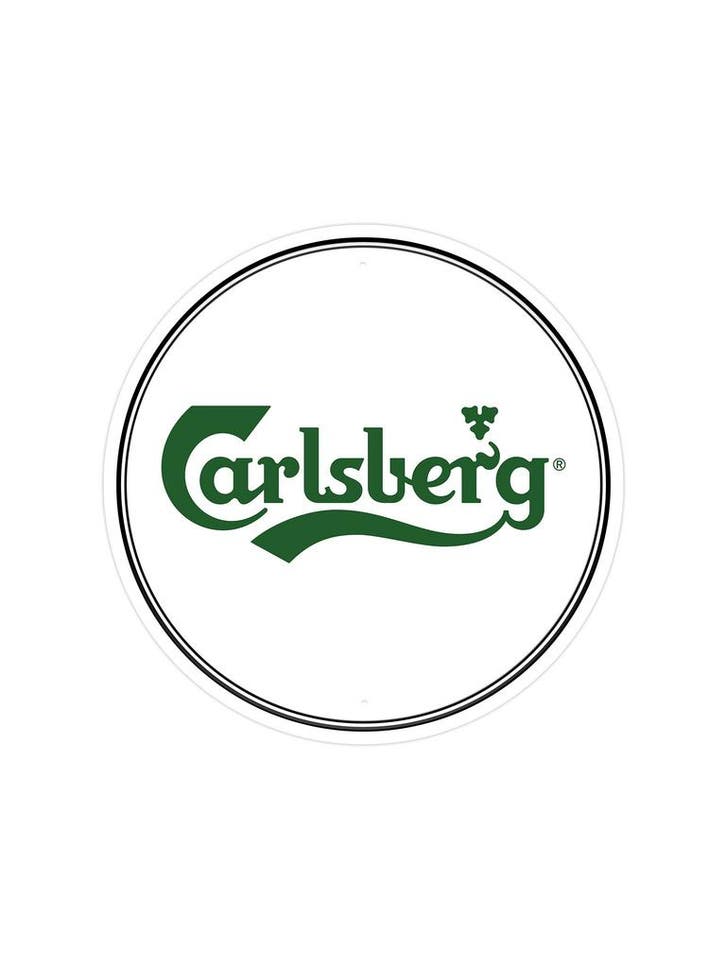 Carlsberg - Rond, Huis en Inrichting, Woonaccessoires | Wanddecoraties, Ophalen of Verzenden
