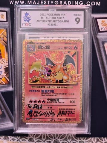 Pokémon - 1 Graded card - Charizard 001/025 Foil, Holo - MGC, Nieuw