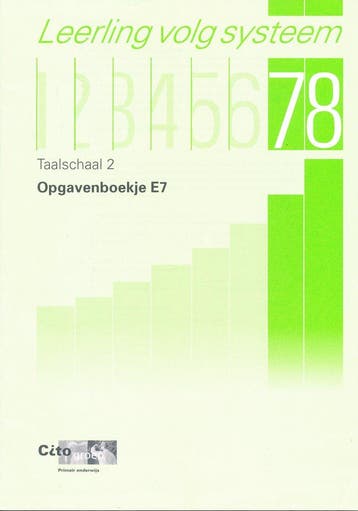 LOVS Taalschaal Opgavenboekje E7 (groep 6/7/8) per stuk, Verzenden, Nieuw