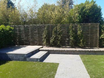 Wilgentenen schutting in één dag bij u op locatie geplaatst!, Tuin en Terras, Schuttingen, 1 tot 2 meter, Nieuw, Ophalen of Verzenden
