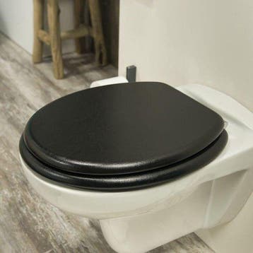 Tiger Leatherlook - WC bril - Toiletbril met deksel - MDF, Verzenden, Nieuw