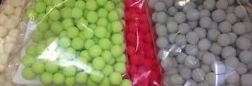 Oasis® rainbow marbles knikkertjes 1 cm 45-50 stuks 49 lime, Ophalen of Verzenden, Nieuw