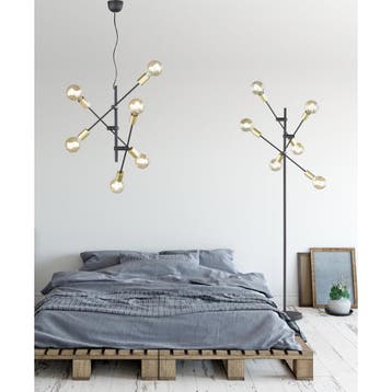 LED Plafondlamp - Plafondverlichting - Trion Ross - E27, Ophalen of Verzenden, Nieuw, Metaal, Overige fittingen