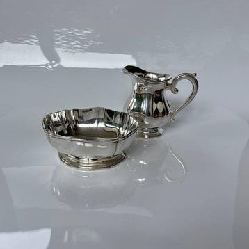 Jezler - Suiker en roomstel - .800 zilver - Jezler - 800