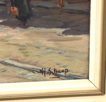 Hendrik Schaap (1878-1955), Kipstraat in Rotterdam