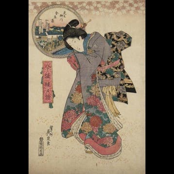 Keisai Eisen /  (1790–1848) Imay Ennichi Mairi: