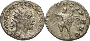 Antoninian 251/253, Kaiserzeit Trebonianus Gallus 251-253, Verzenden
