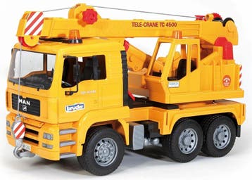 Bruder MAN TGA Kraanwagen 1:16 | Retourdeal 34% Korting, Ophalen of Verzenden, Zo goed als nieuw