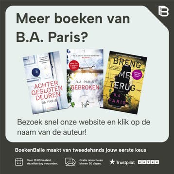 Achter gesloten deuren - B.A. Paris 9789026339936, Verzenden, Zo goed als nieuw, B.A. Paris
