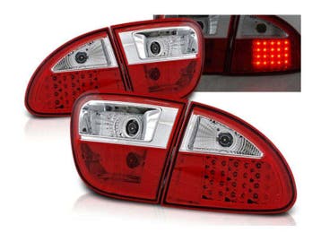 LED achterlicht units Red White geschikt voor Seat Leon, Verzenden, Nieuw, Seat