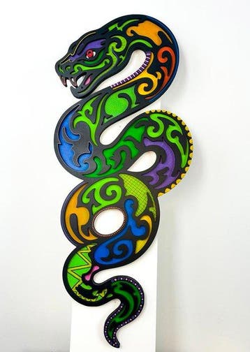 Krzysztof Gudanski - Serpent - Animal Flow, Relief