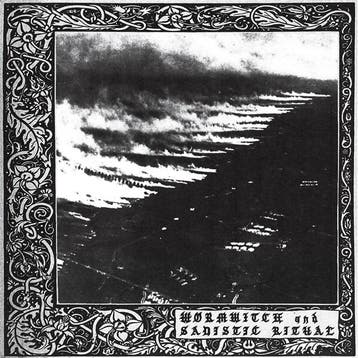 lp nieuw - wormwitch &amp; sadistic ritual - WORMWITCH &a..., Verzenden, Zo goed als nieuw, Overige formaten