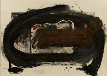 Antoni Tapies (1923-2012) - Oval roig