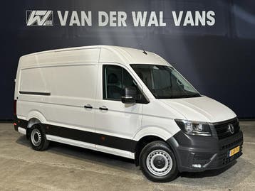 Volkswagen Crafter 2.0 TDI 141pk L3H3 L2H2 Euro6 Airco | Nav, Stof, Gebruikt, Volkswagen, Wit