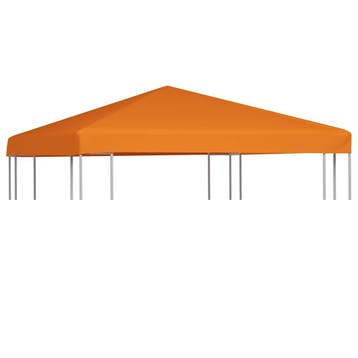 vidaXL Prieeldak 310 g/m² 3x3 m oranje, Verzenden, Nieuw, Tot en met 2
