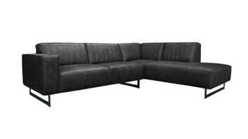 Hoekbank Scherpenisse - hoekbanken - Zwart, Nieuw, 150 cm of meer, Stof, 200 tot 250 cm